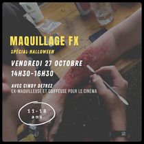 Stage "Maquillage FX Halloween"